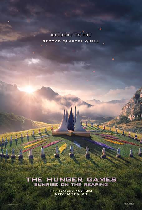 The Hunger Games: Sunrise on the Reaping resmî tanıtım görseli